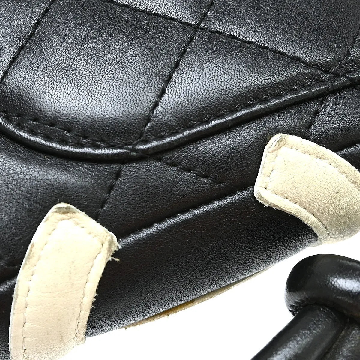 Chanel Cambon Crossbody Bag Quilted Leather Black Leather Shoulder Bag Bag (Pre-Owned)