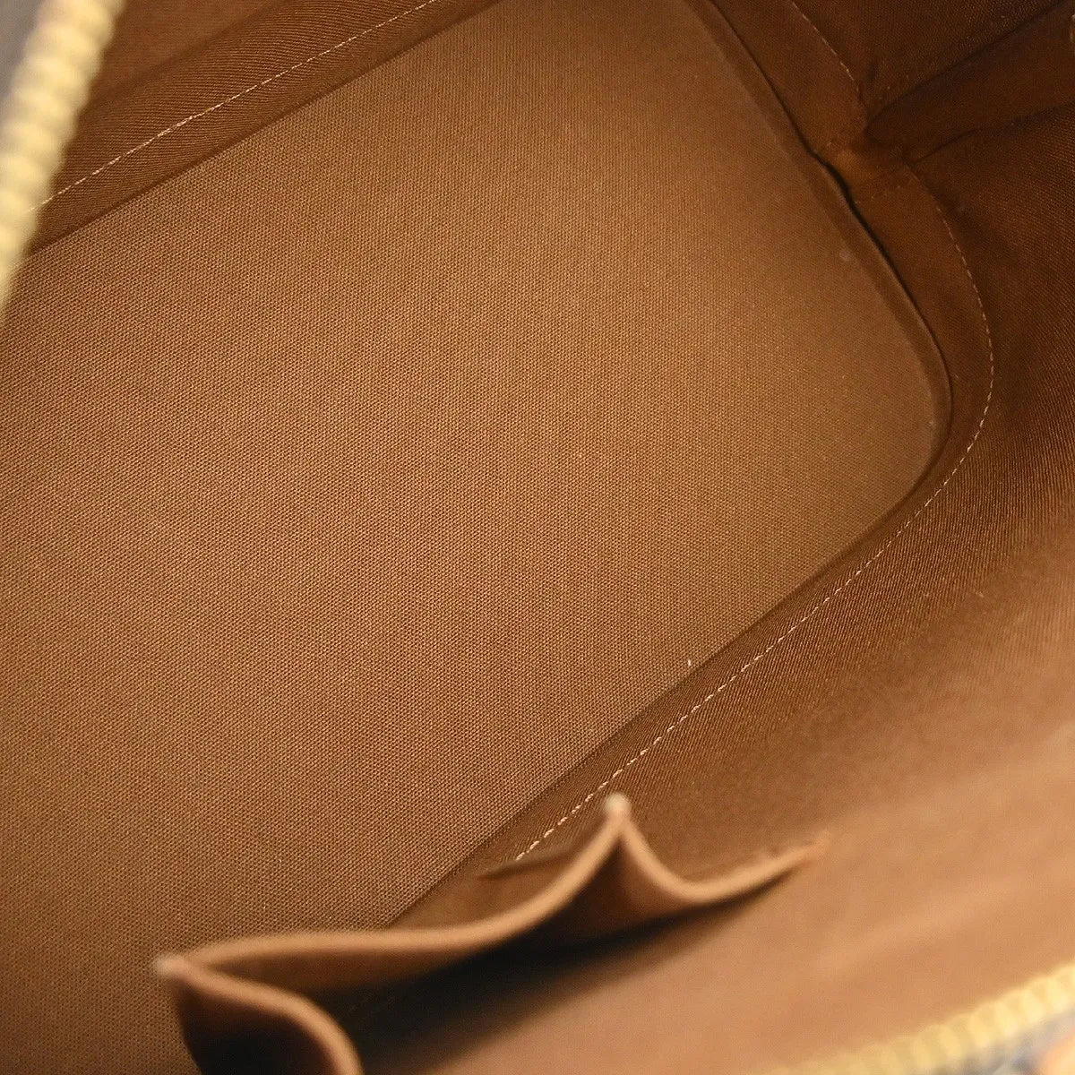 Louis Vuitton Alma Monogram Brown Canvas Handbag (Pre-Owned)