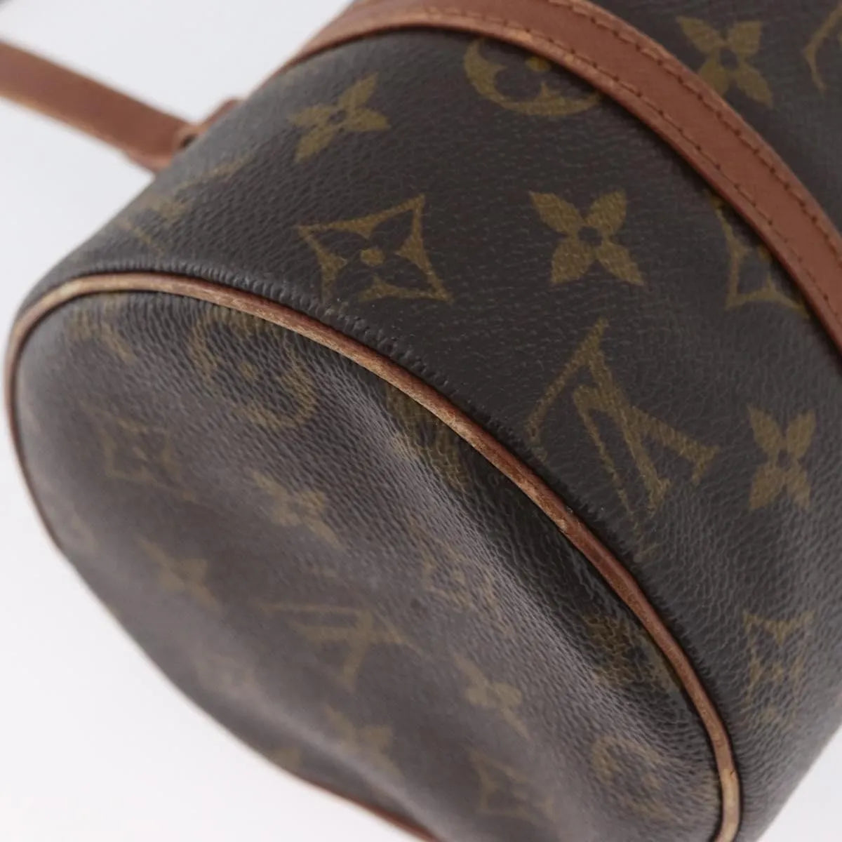 Louis Vuitton Papillon Monogram Canvas Brown Canvas Handbag (Pre-Owned)