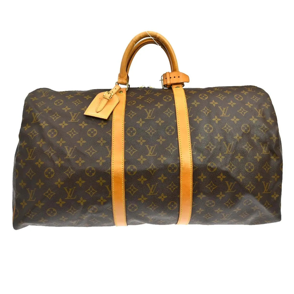 Louis Vuitton Keepall Monogram Canvas Brown Canvas Travel Bag Bag (Pre-Owned)