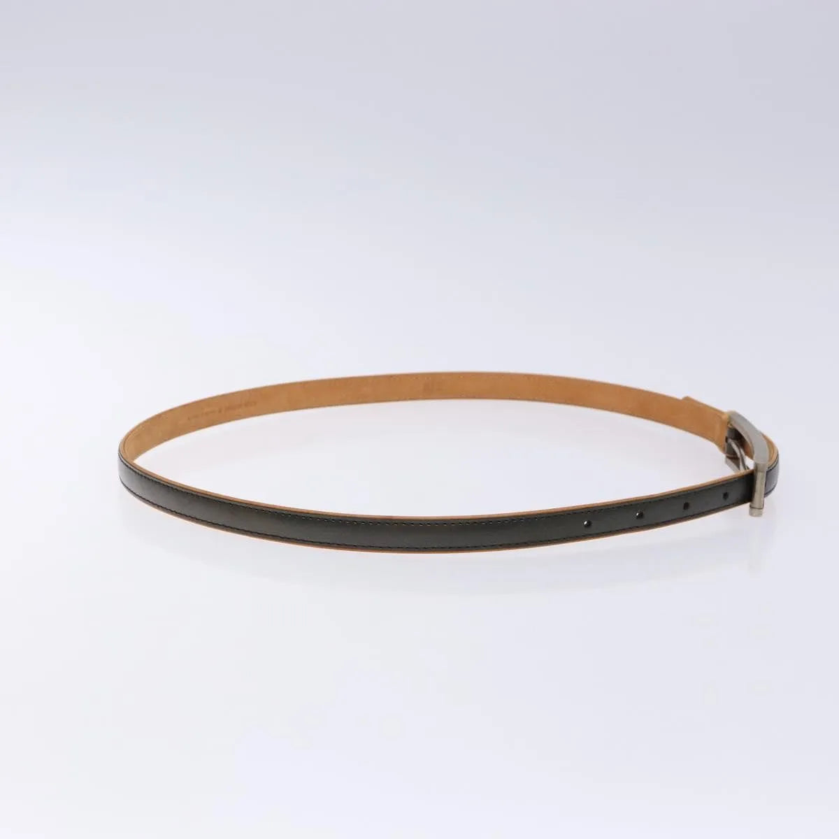 Louis Vuitton Belt Patent Black Leather Belts Accessory (Pre-Owned)