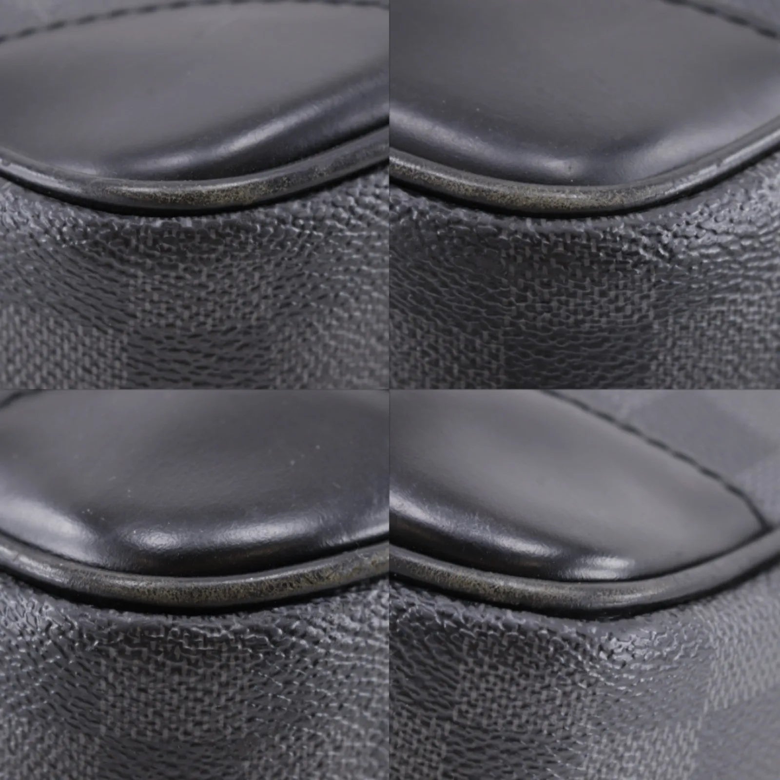 Louis Vuitton Porte-Documents Voyage Damier Graphite Black Canvas Briefcase Bag (Pre-Owned)