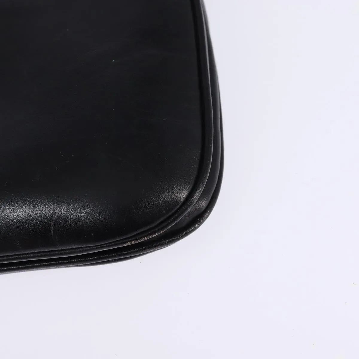 Celine Vintage Leather Black Leather Shoulder Bag Bag (Pre-Owned)