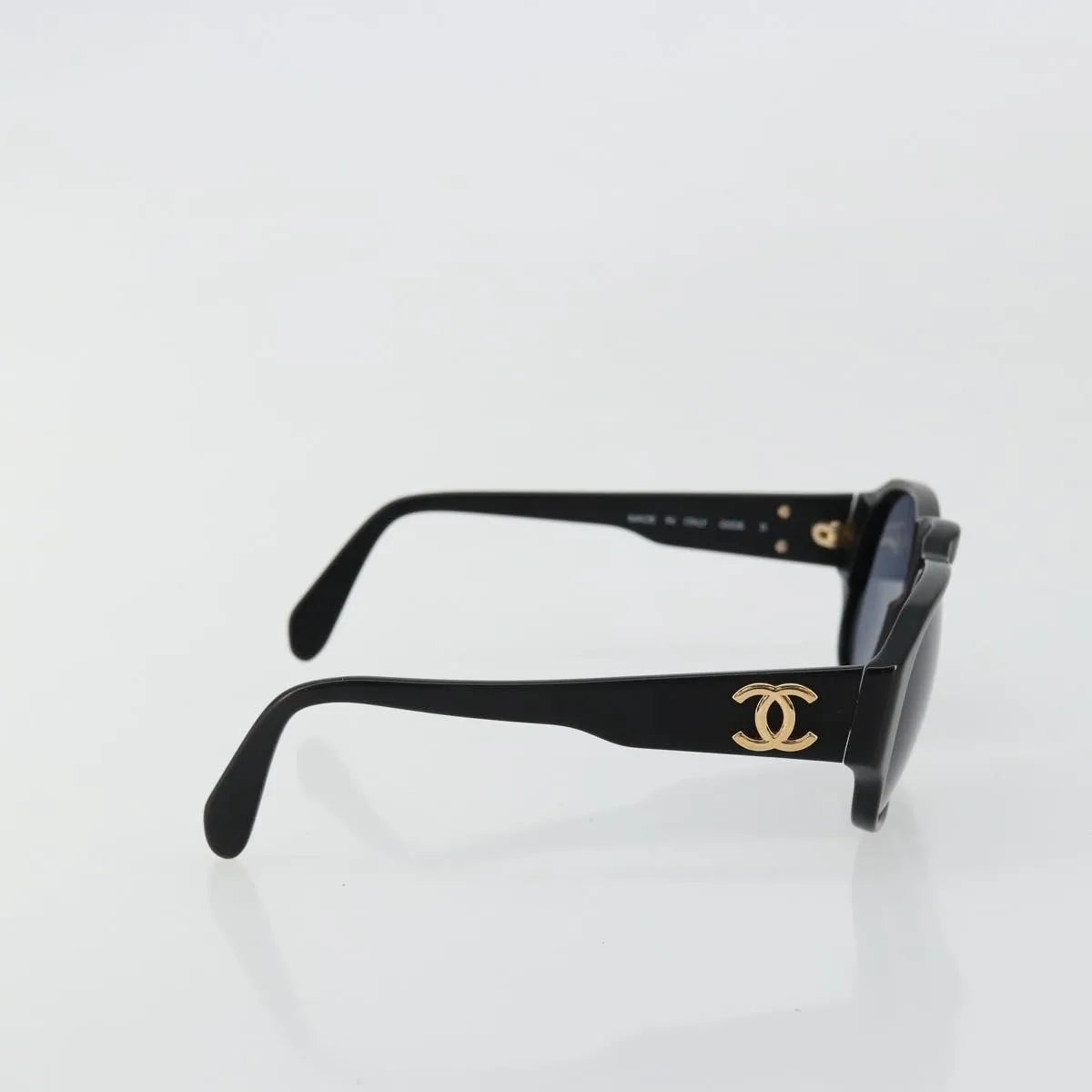 Chanel Logo Cc Sunglasses Plastic Black Plastic Sunglasse Accessory (Pre-Owned)