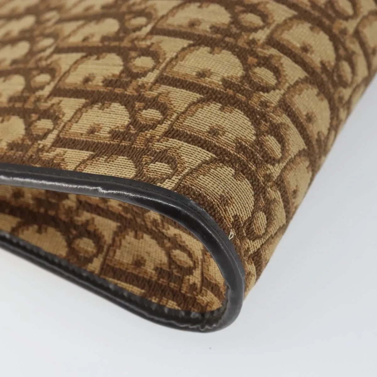 Christian Dior Vintage Trotter Canvas Brown Canvas Shoulder Bag Bag (Pre-Owned)