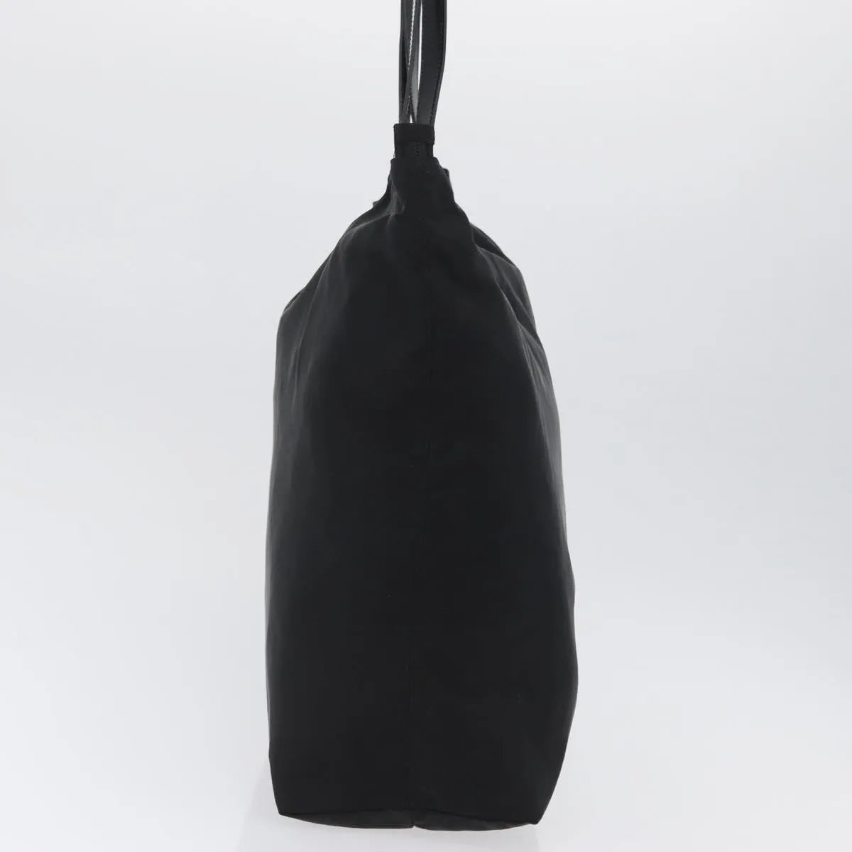 Celine Circle Logo Nylon Black Nylon Tote Bag Bag (Pre-Owned)