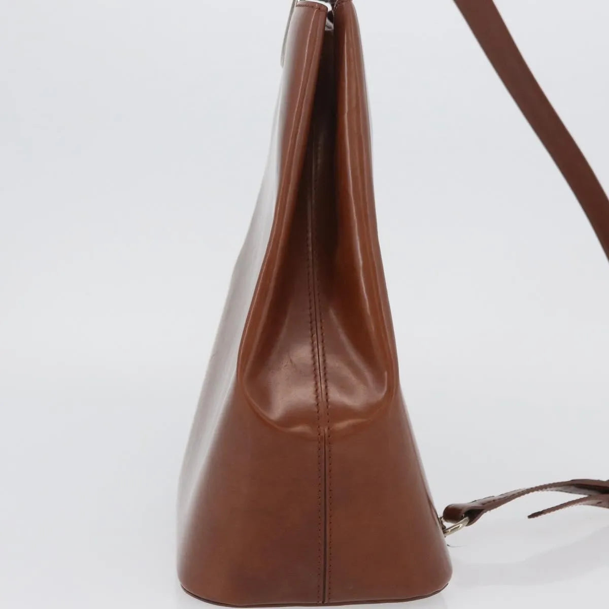 Cartier Panthère Shoulder Patent Leather Brown Leather Shoulder Bag Bag (Pre-Owned)