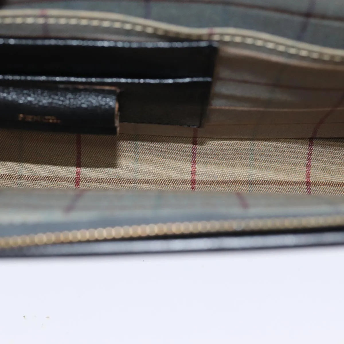 Burberry Vintage Leather Black Leather Clutche & Pouche Bag (Pre-Owned)