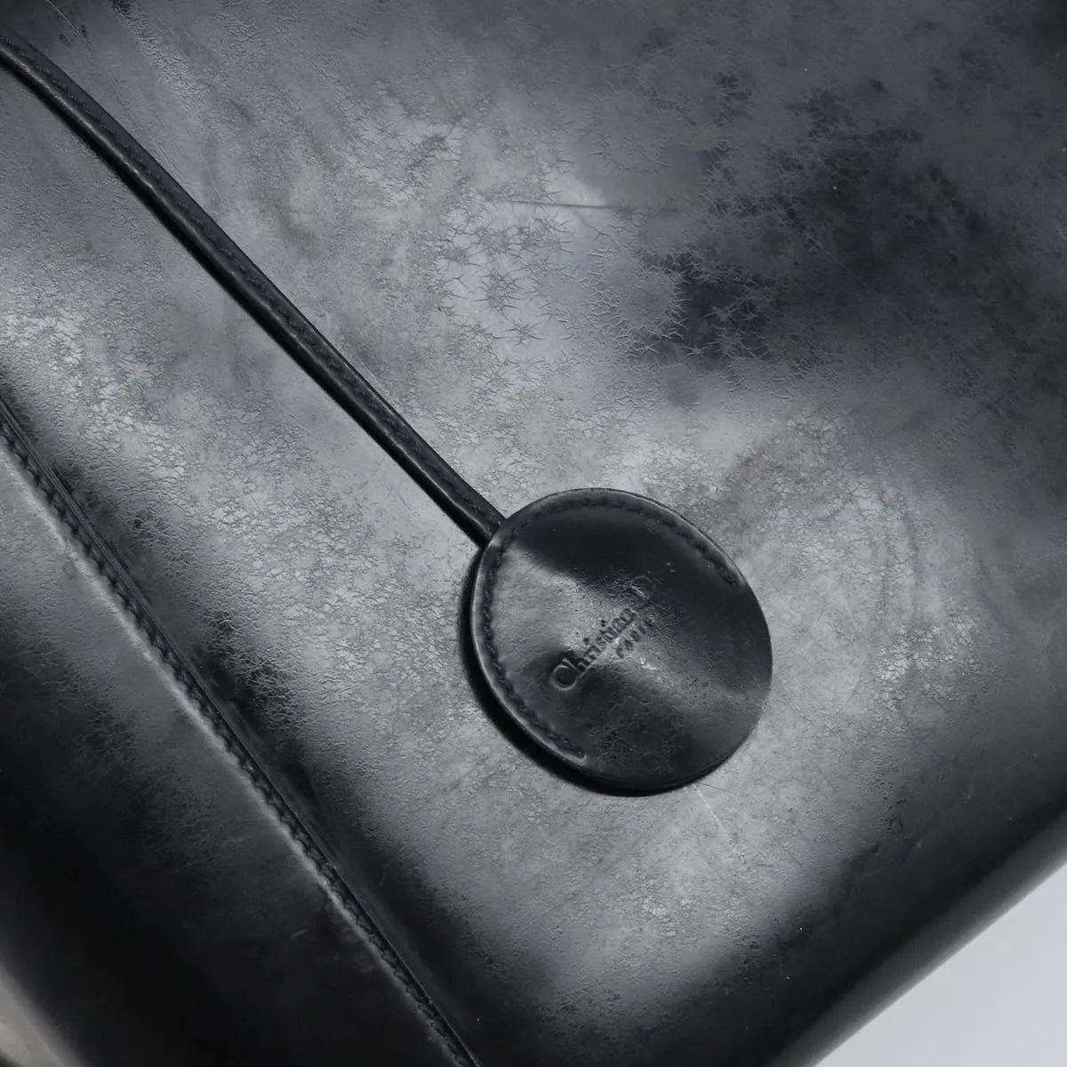 Christian Dior Malice Leather Black Leather Handbag (Pre-Owned)