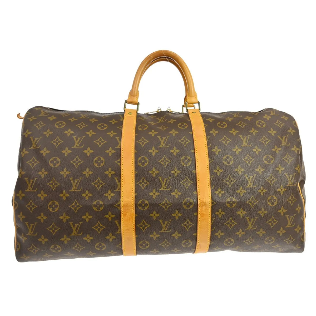 Louis Vuitton Keepall Monogram Canvas Brown Canvas Travel Bag Bag (Pre-Owned)