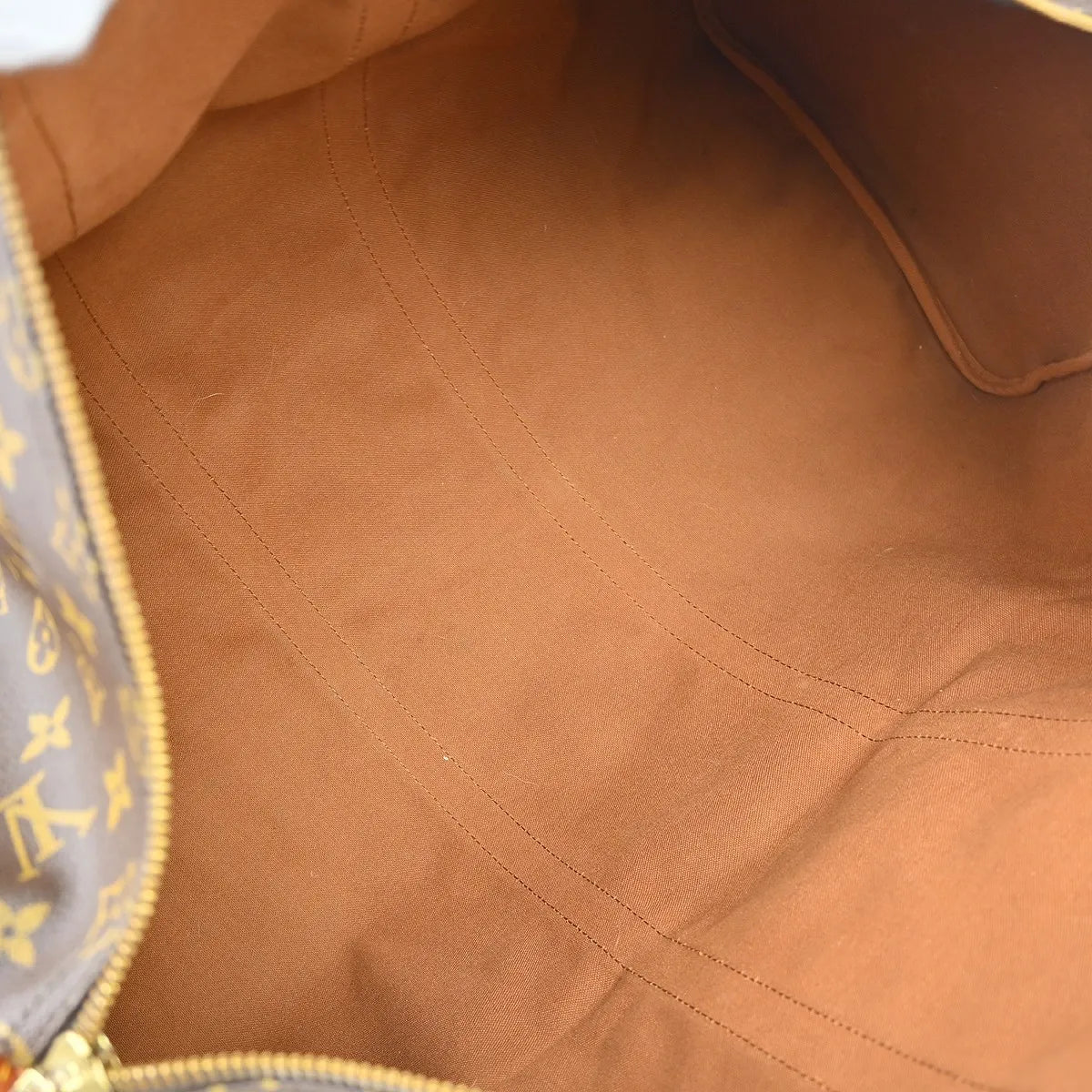 Louis Vuitton Keepall Monogram Canvas Brown Canvas Travel Bag Bag (Pre-Owned)