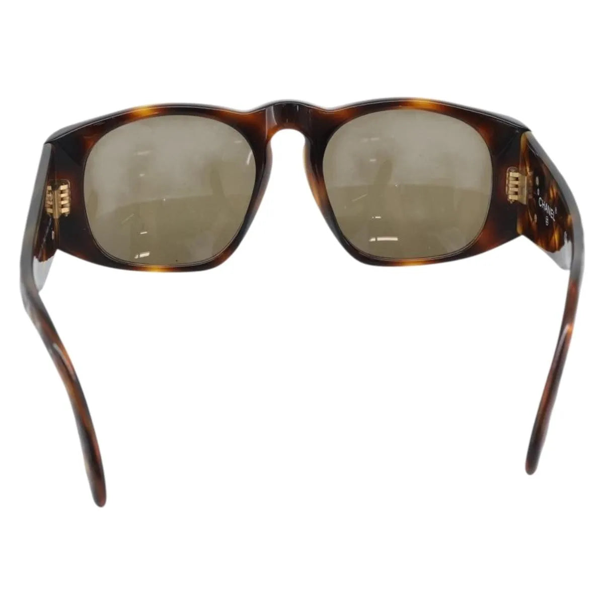 Chanel Cc Logo Matelasse Sunglasses Eye Wear Plastic Brown Plastic Sunglasse Accessory (Pre-Owned)