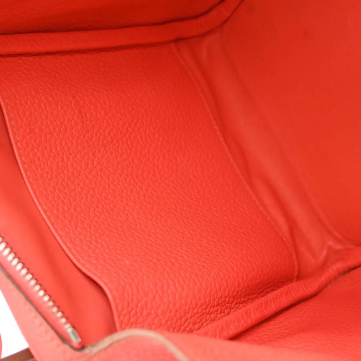Hermes Lindy Clemence Red Leather Shoulder Bag Bag (Pre-Owned)
