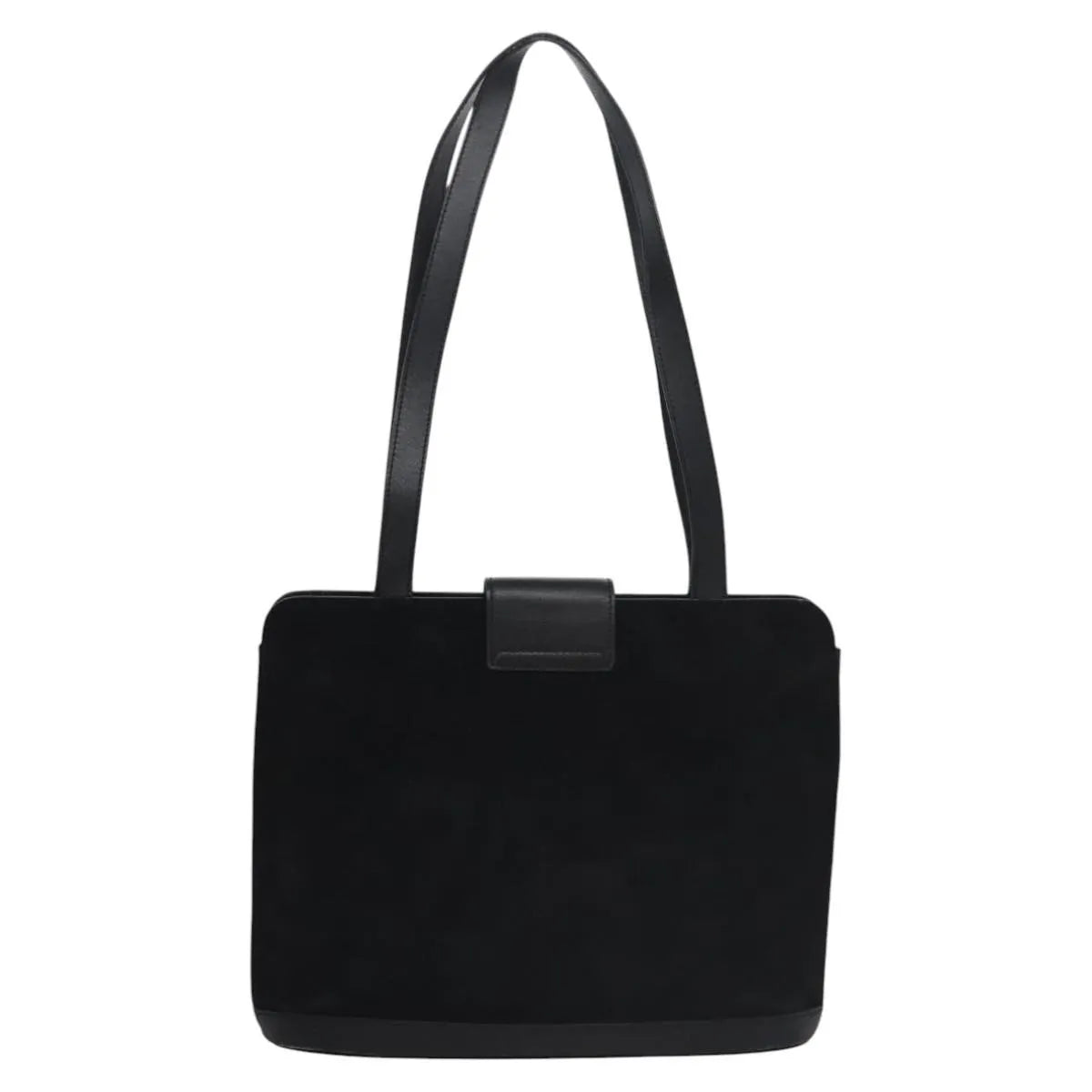 Celine Vintage Suede Black Suede Shoulder Bag Bag (Pre-Owned)