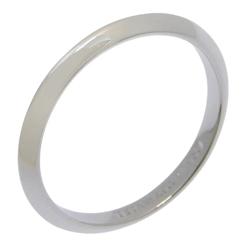 Tiffany & Co. Knife Edge Platinum Silver Platinum Ring Jewelry (Pre-Owned)