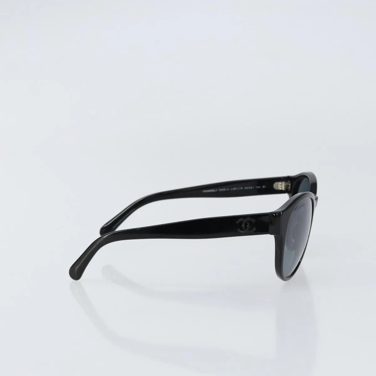 Chanel Chanel Logo Sunglasses Eye Wear Plastic Black Plastic Sunglasse Accessory (Pre-Owned)