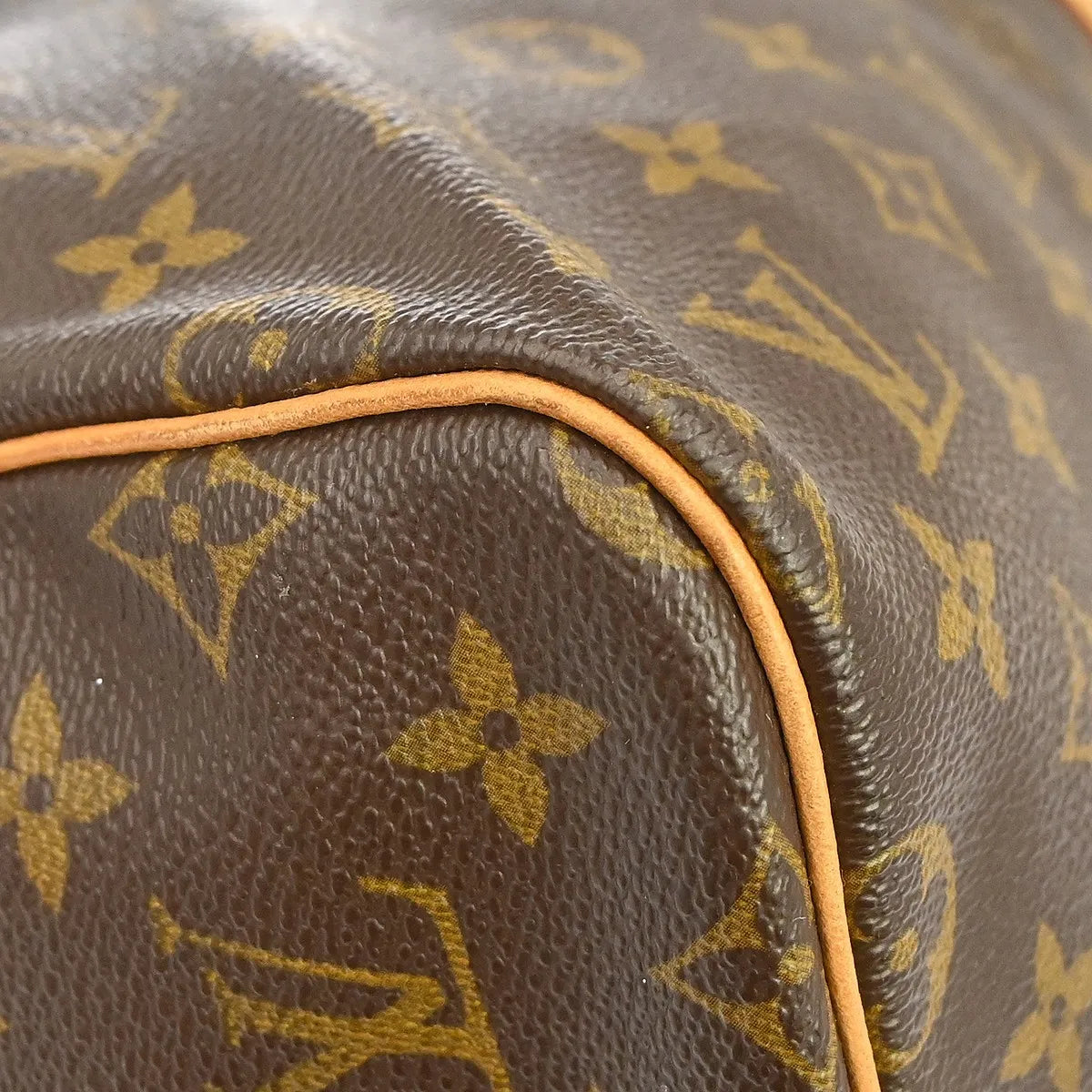 Louis Vuitton Keepall Monogram Brown Canvas Travel Bag Bag (Pre-Owned)