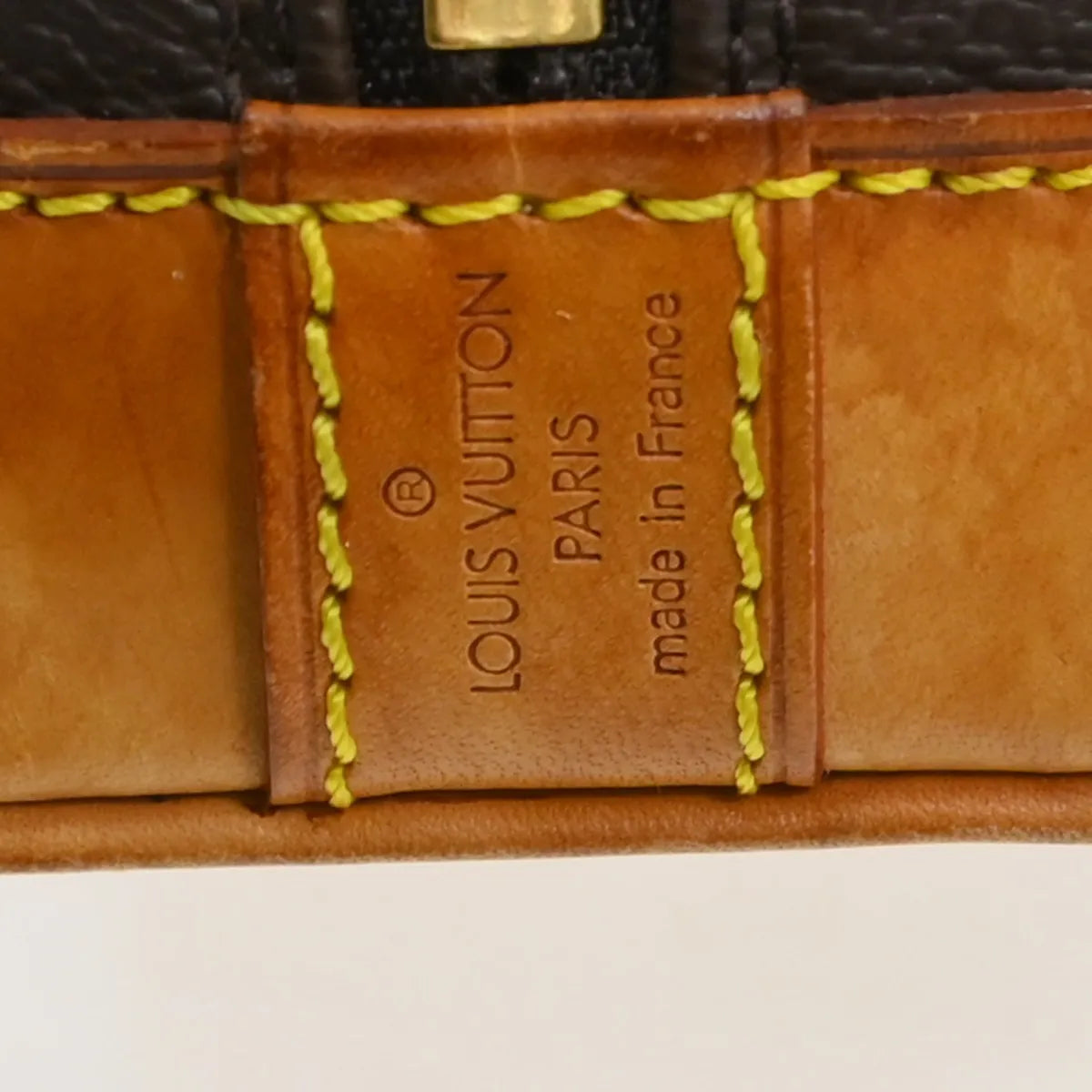 Louis Vuitton Alma Handbag Monogram Canvas Brown Canvas Handbag (Pre-Owned)