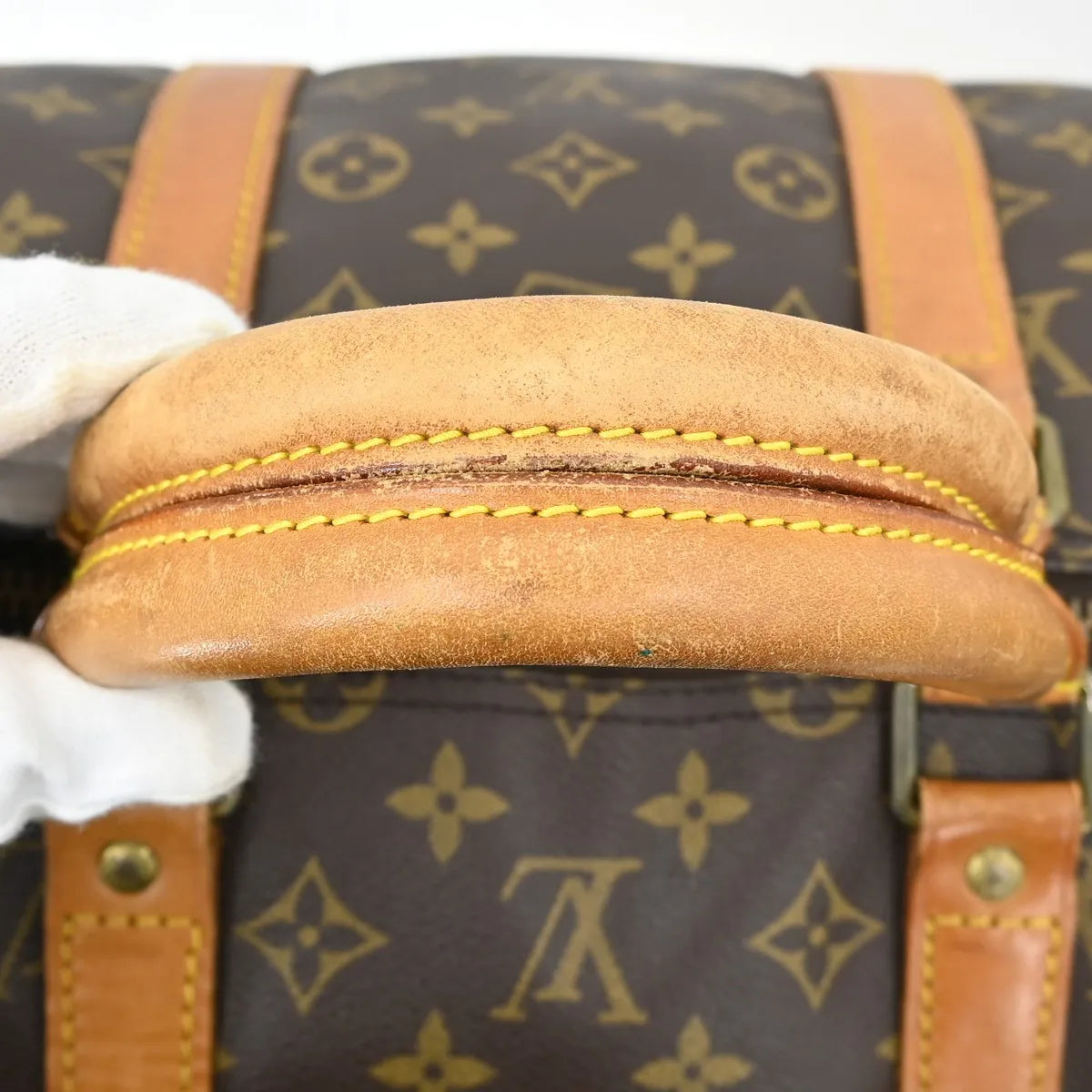 Louis Vuitton Keepall Monogram Canvas Brown Canvas Travel Bag Bag (Pre-Owned)