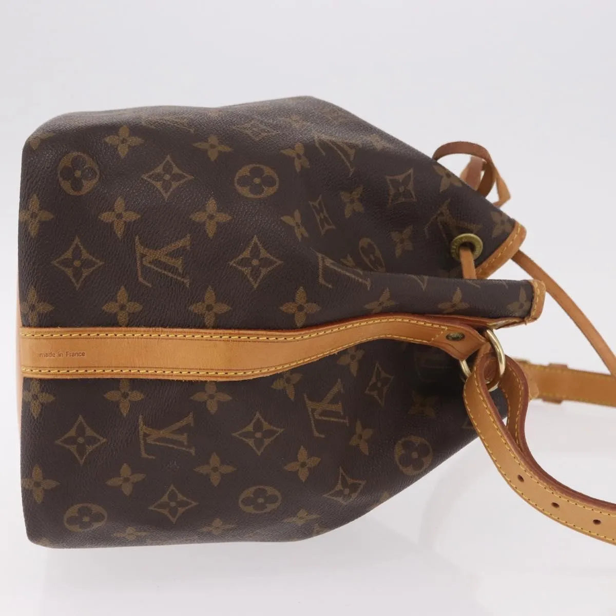 Louis Vuitton Petit Noe Monogram Canvas Brown Canvas Shoulder Bag Bag (Pre-Owned)