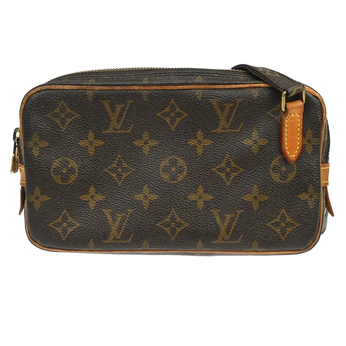 Louis Vuitton Pochette Marly Bandouliere Monogram Canvas Brown Canvas Shoulder Bag Bag (Pre-Owned)