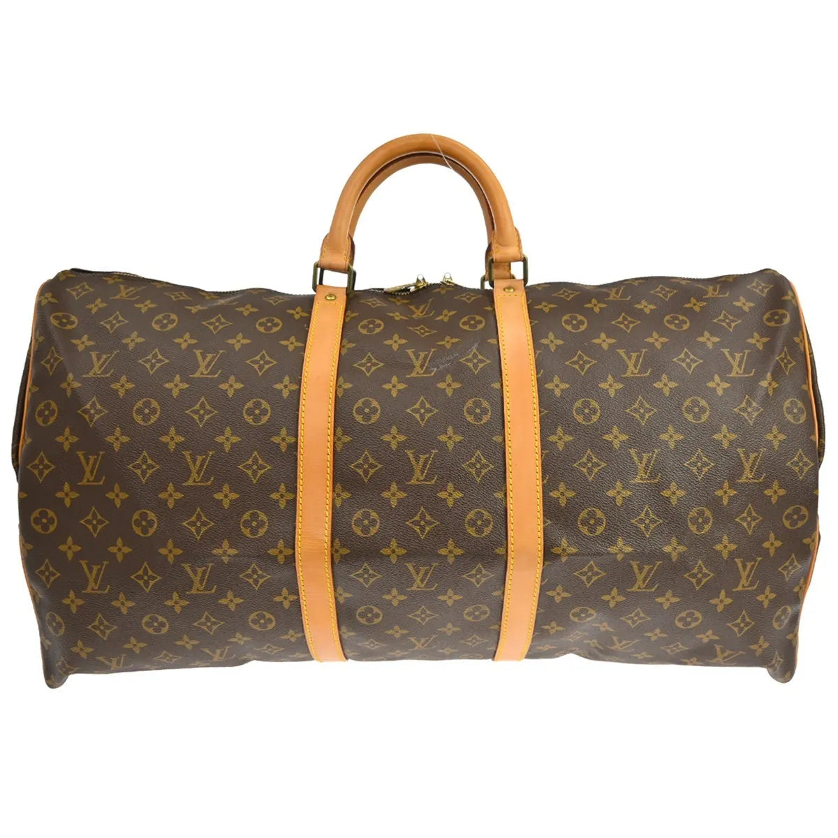 Louis Vuitton Keepall Monogram Canvas Brown Canvas Travel Bag Bag (Pre-Owned)