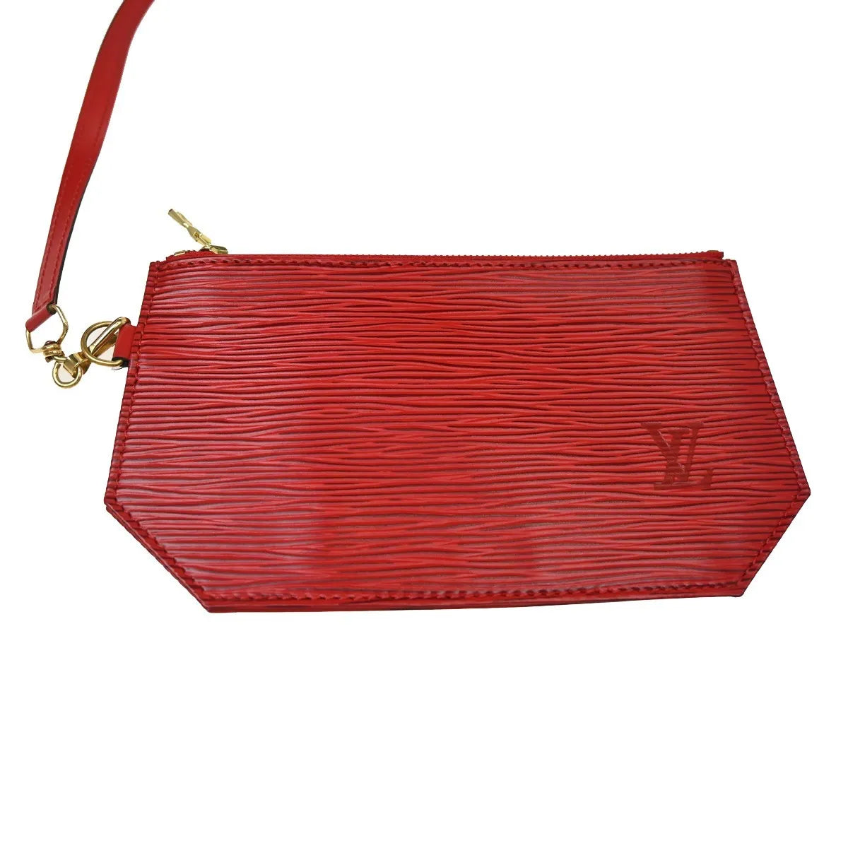 Louis Vuitton Vintage Sac D'epaule Epi Leather Red Leather Shoulder Bag Bag (Pre-Owned)
