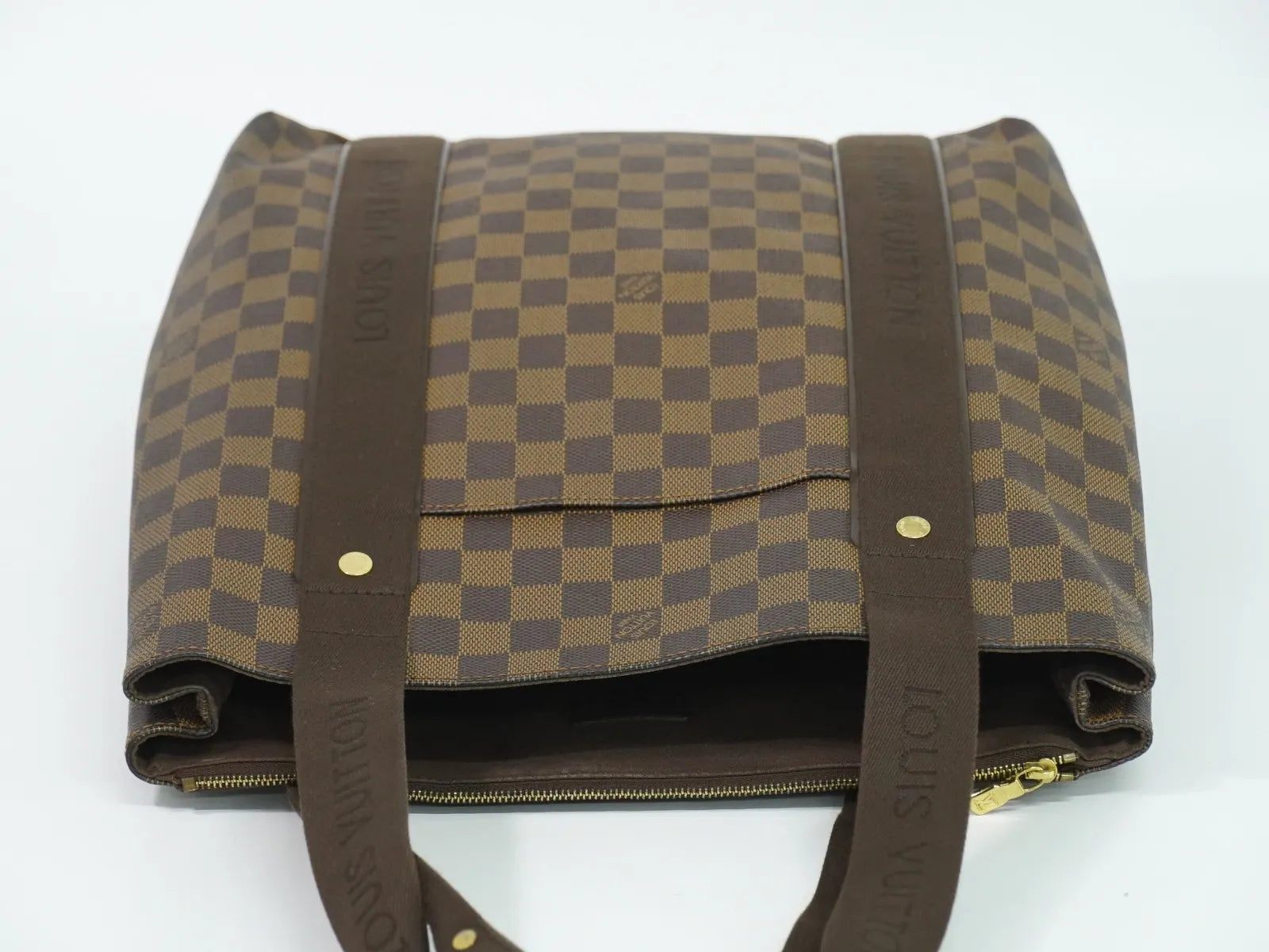 Louis Vuitton Beaubourg Damier Brown Canvas Tote Bag Bag (Pre-Owned)