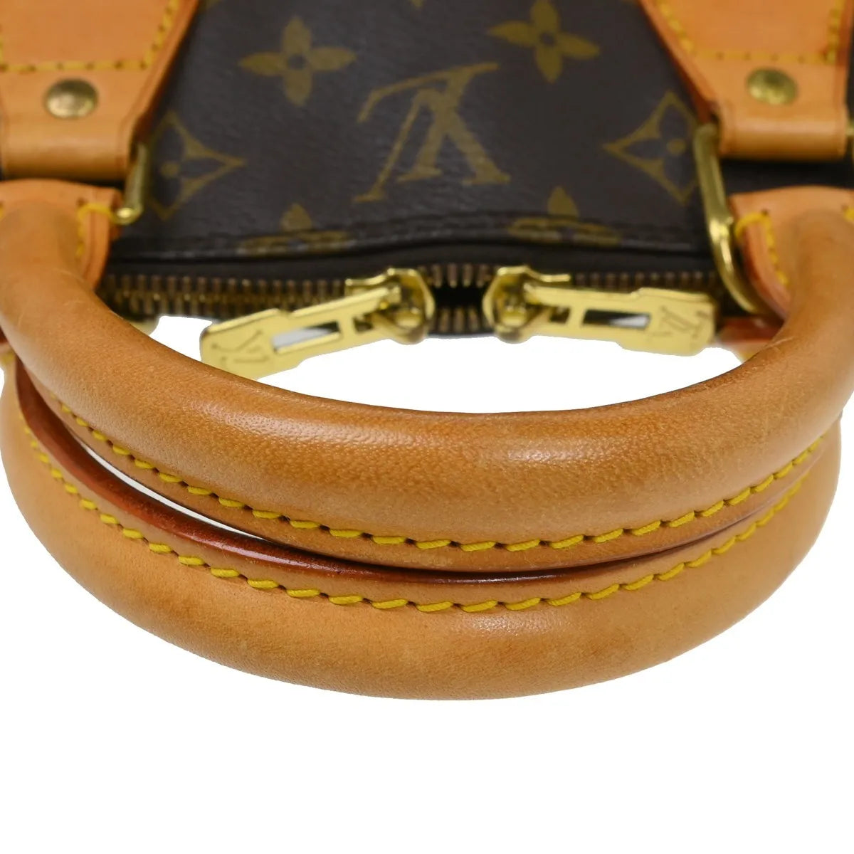 Louis Vuitton Alma Monogram Canvas Brown Canvas Handbag (Pre-Owned)