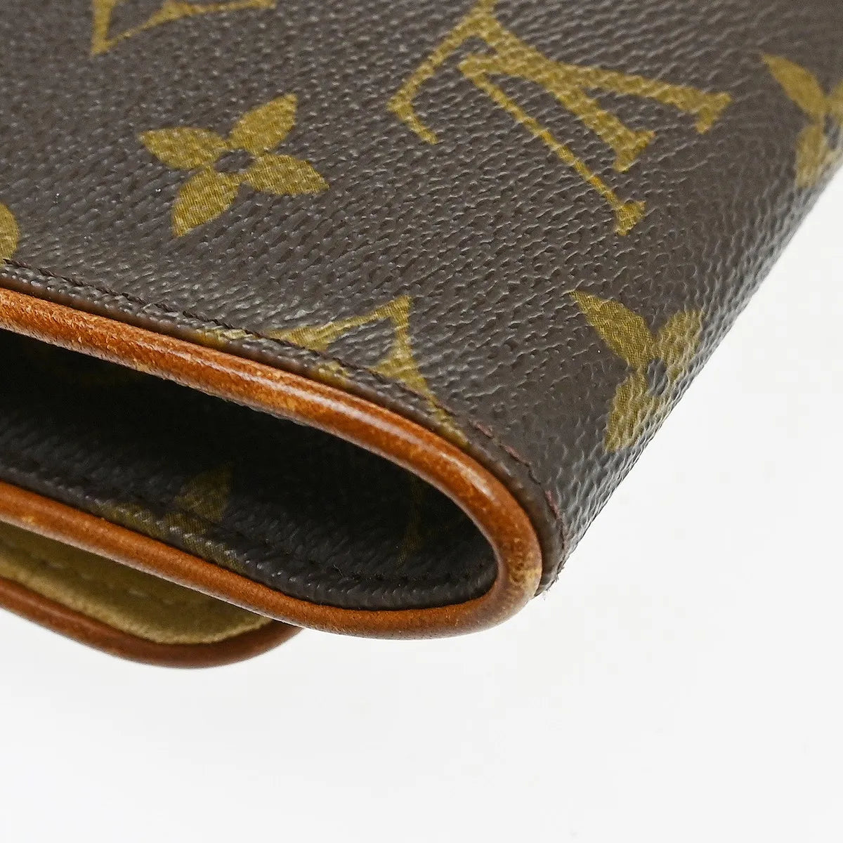 Louis Vuitton Twin Monogram Canvas Brown Canvas Clutche & Pouche Bag (Pre-Owned)