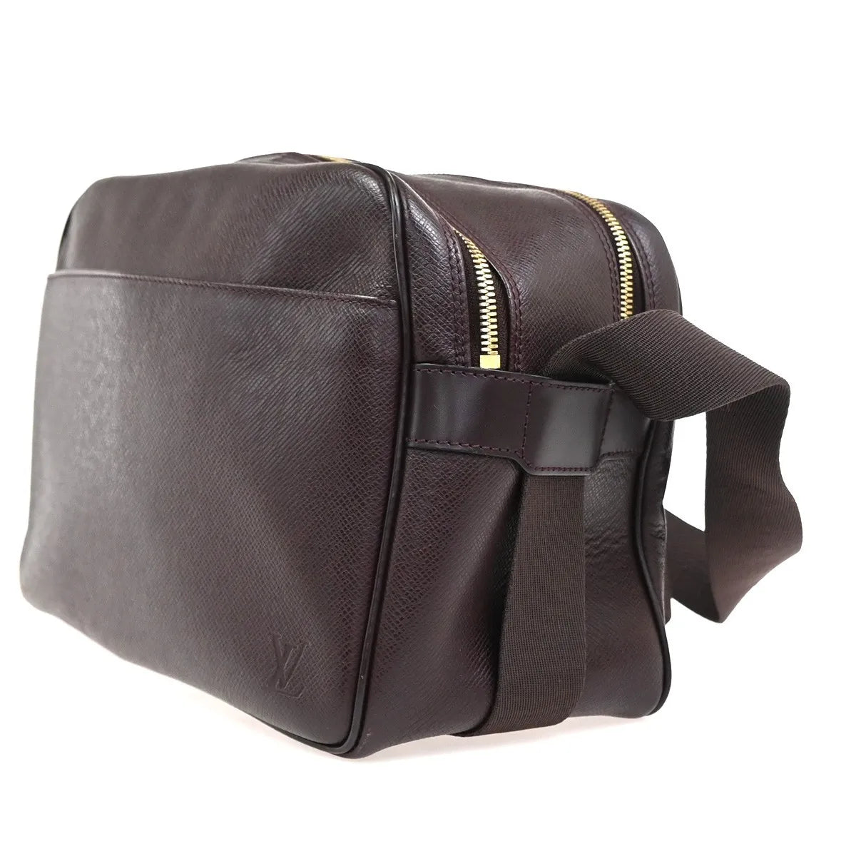 Louis Vuitton Reporter Taiga Leather Brown Leather Shoulder Bag Bag (Pre-Owned)