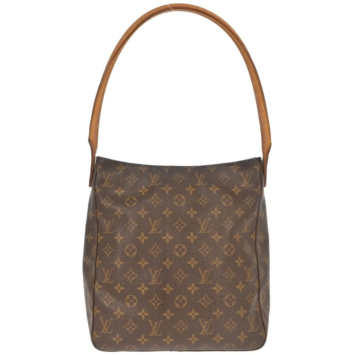 Louis Vuitton Monogram Looping Handbag Monogram Canvas Brown Canvas Shoulder Bag Bag (Pre-Owned)