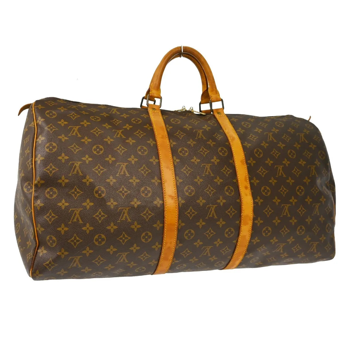 Louis Vuitton Keepall Monogram Canvas Brown Canvas Travel Bag Bag (Pre-Owned)