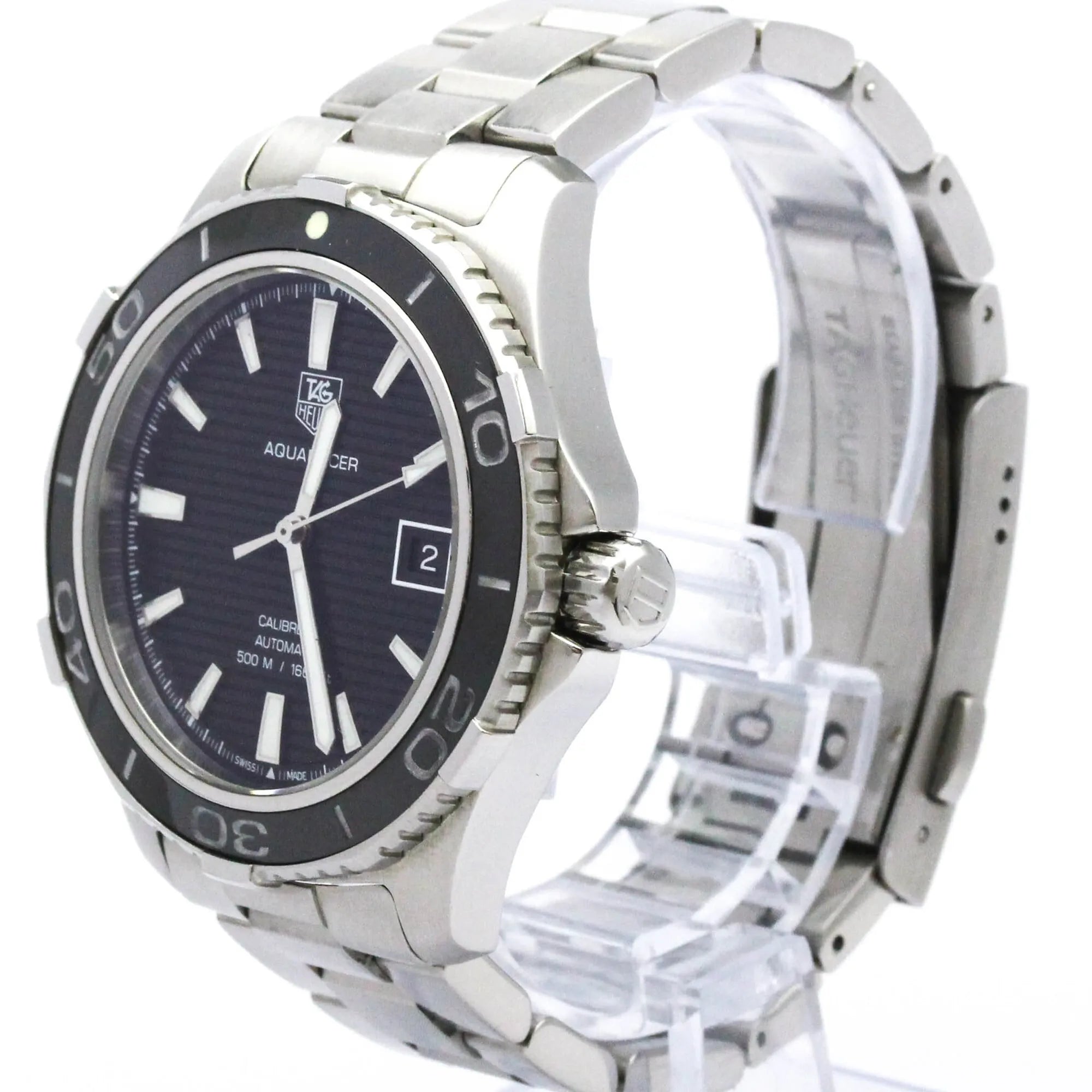 Tag Heuer Aquaracer Professional 300M Calibre 5 Automatic Stainless Steel And Ceramic Watch (Pre-Owned)