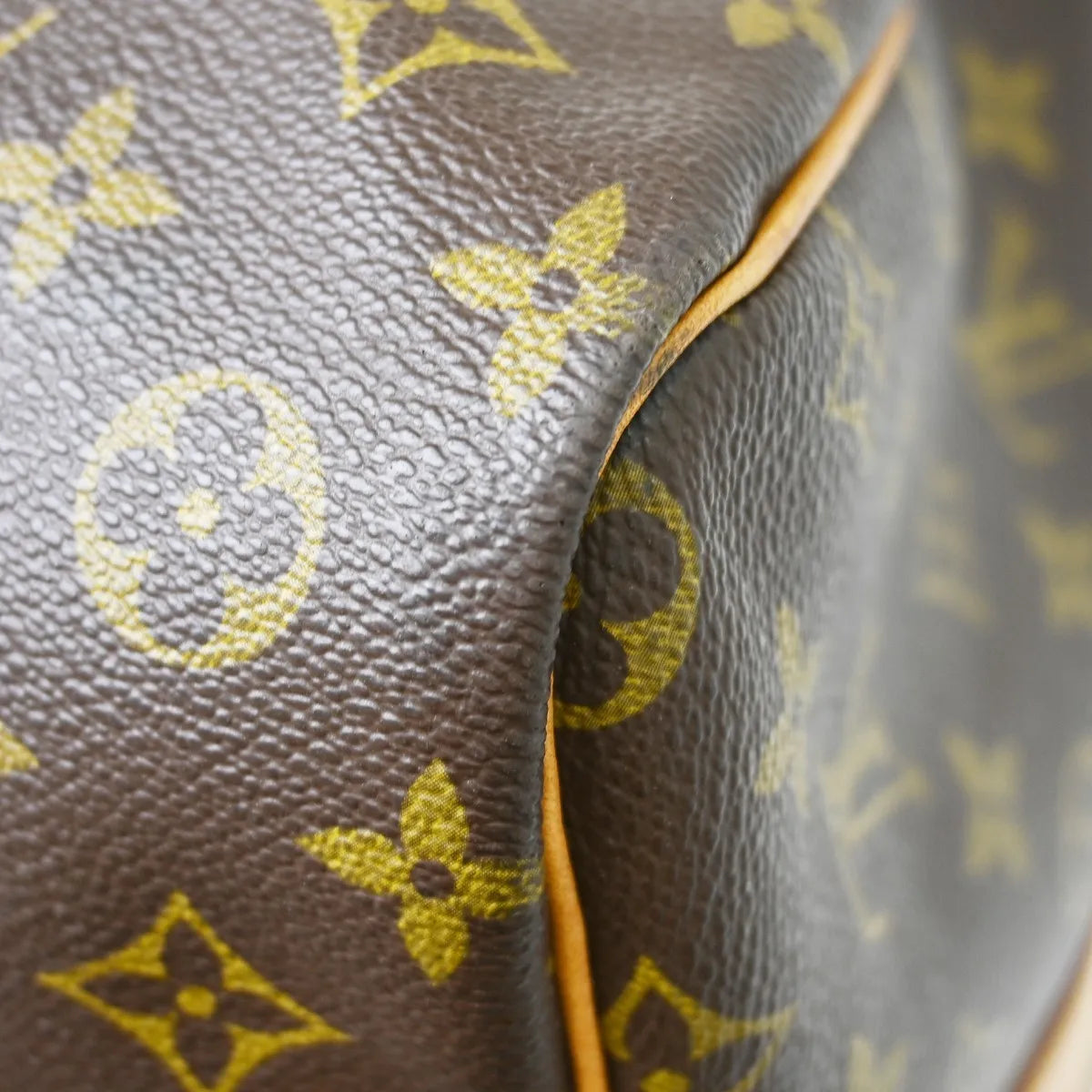 Louis Vuitton Keepall Bandouliere Monogram Canvas Brown Canvas Travel Bag Bag (Pre-Owned)