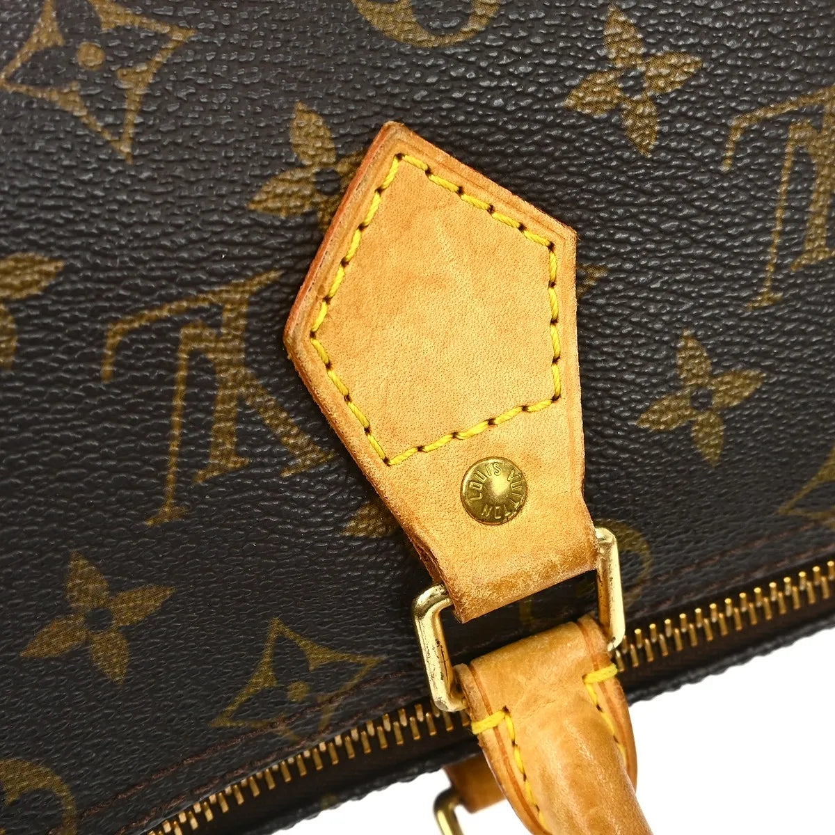 Louis Vuitton Speedy Monogram Brown Canvas Handbag (Pre-Owned)