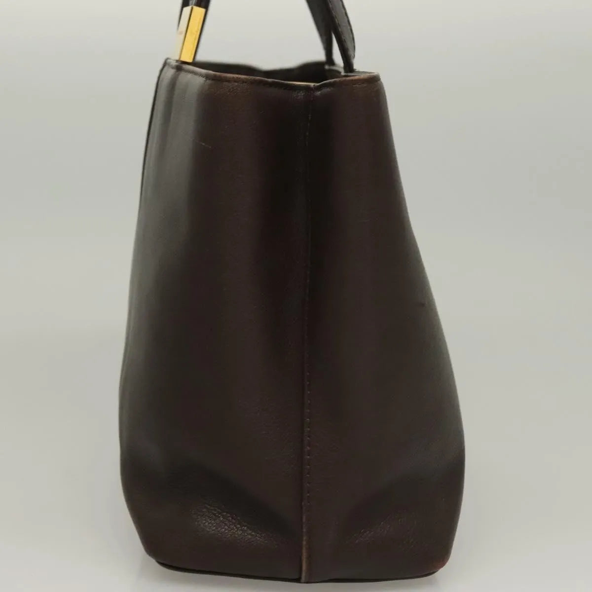 Burberry Vintage Leather Brown Leather Handbag (Pre-Owned)