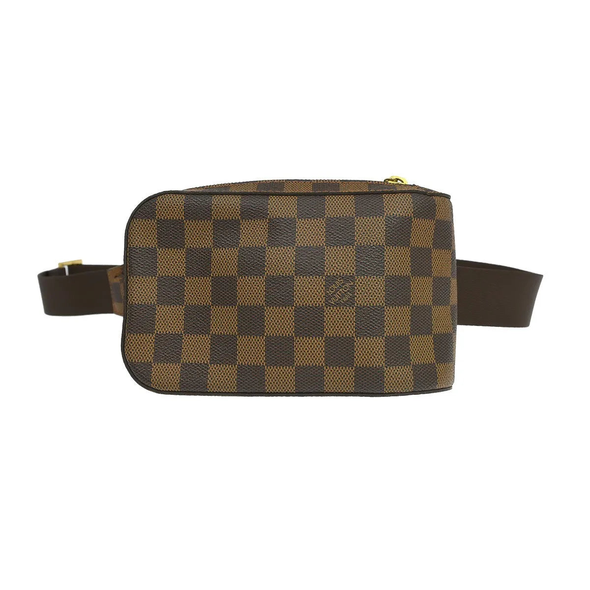 Louis Vuitton Geronimos Waist Bag Damier Brown Canvas Shoulder Bag Bag (Pre-Owned)