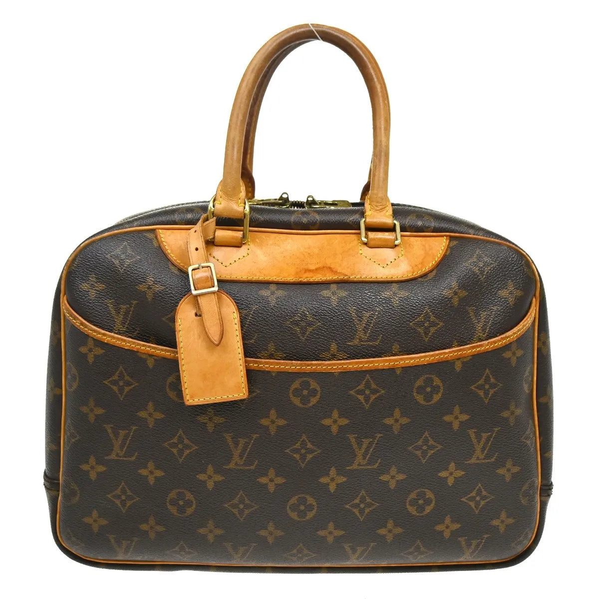 Louis Vuitton Deauville Monogram Canvas Brown Canvas Handbag (Pre-Owned)