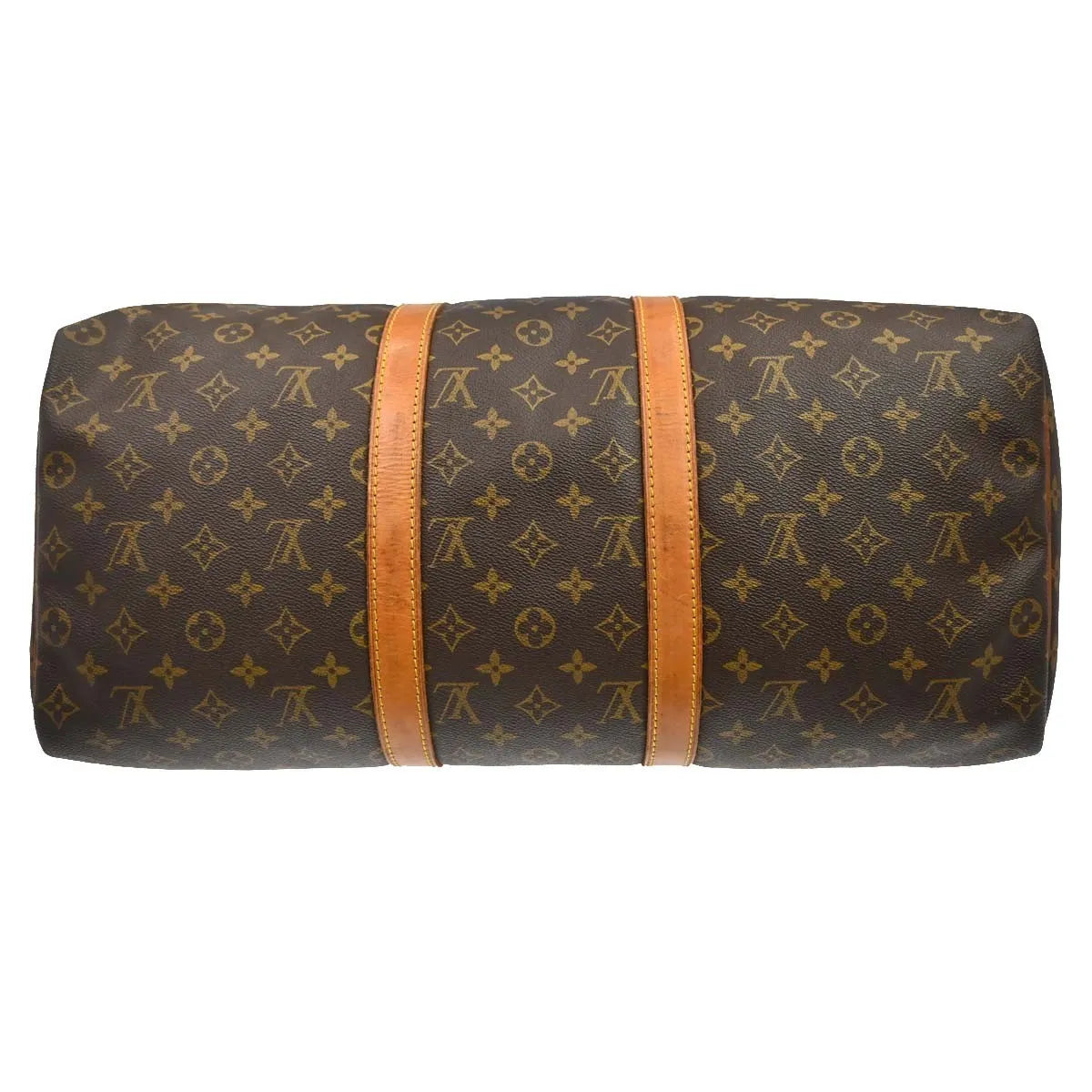 Louis Vuitton Keepall Monogram Canvas Brown Canvas Travel Bag Bag (Pre-Owned)