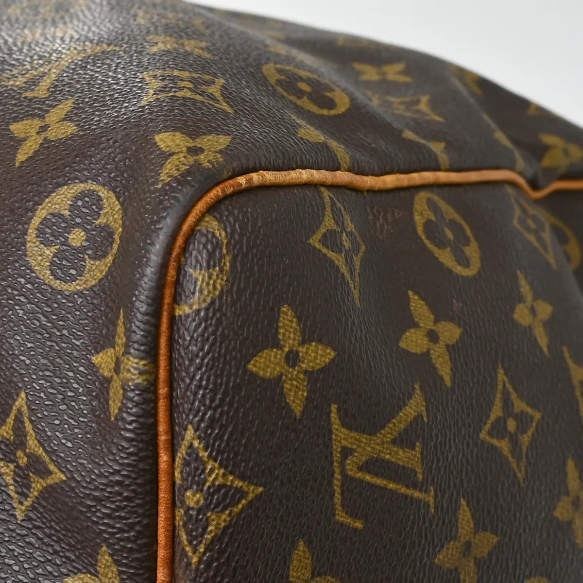 Louis Vuitton Keepall Bandouliere Monogram Canvas Brown Canvas Travel Bag Bag (Pre-Owned)