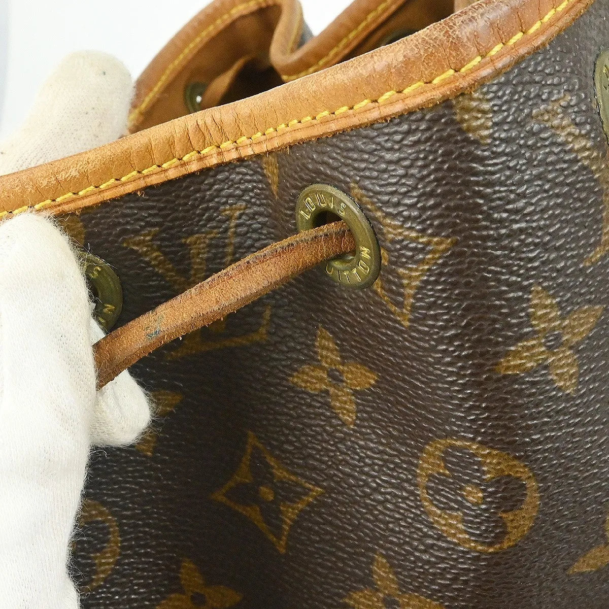 Louis Vuitton Vintage Montsouris Monogram Canvas Brown Canvas Backpack Bag (Pre-Owned)