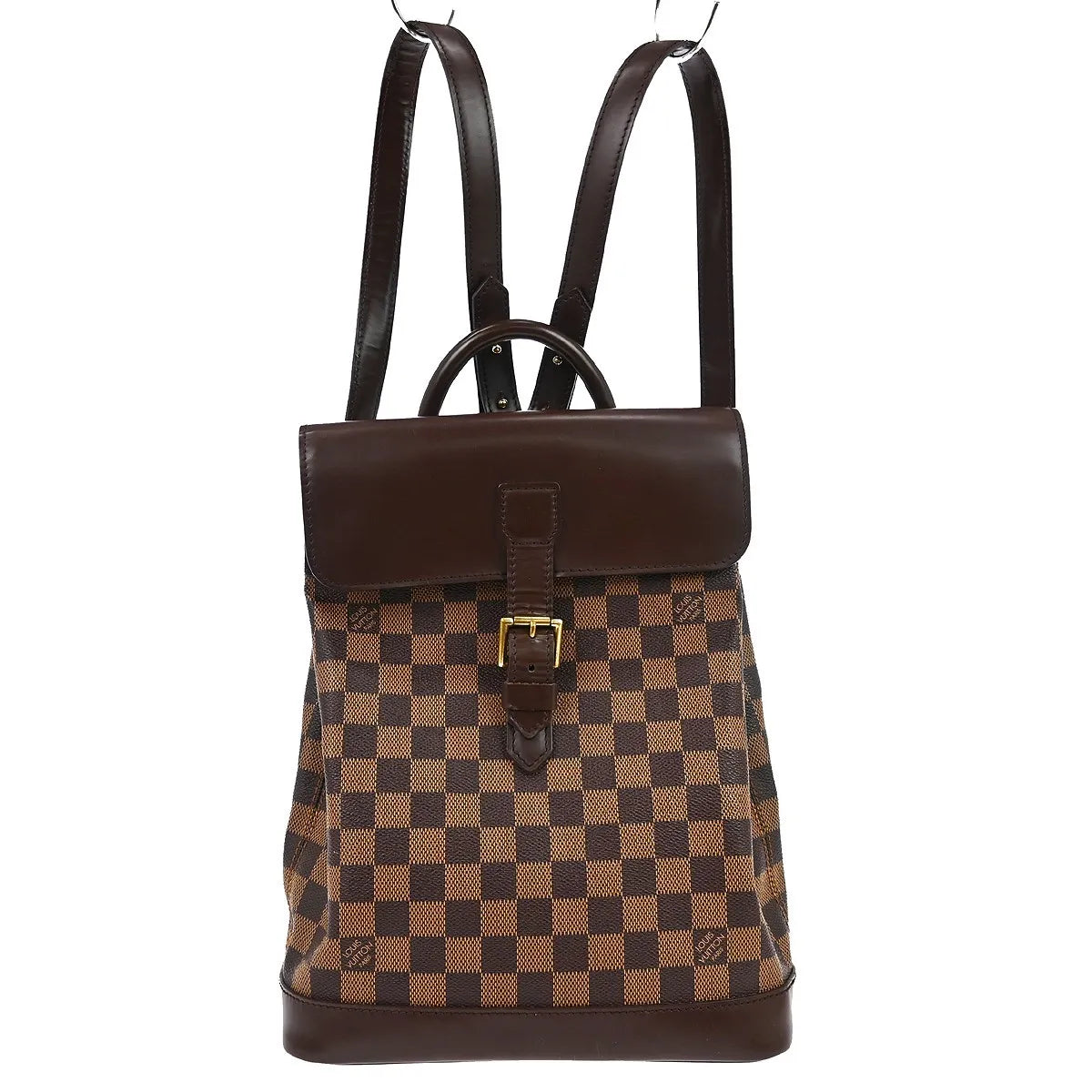 Louis Vuitton Soho Damier Brown Canvas Backpack Bag (Pre-Owned)