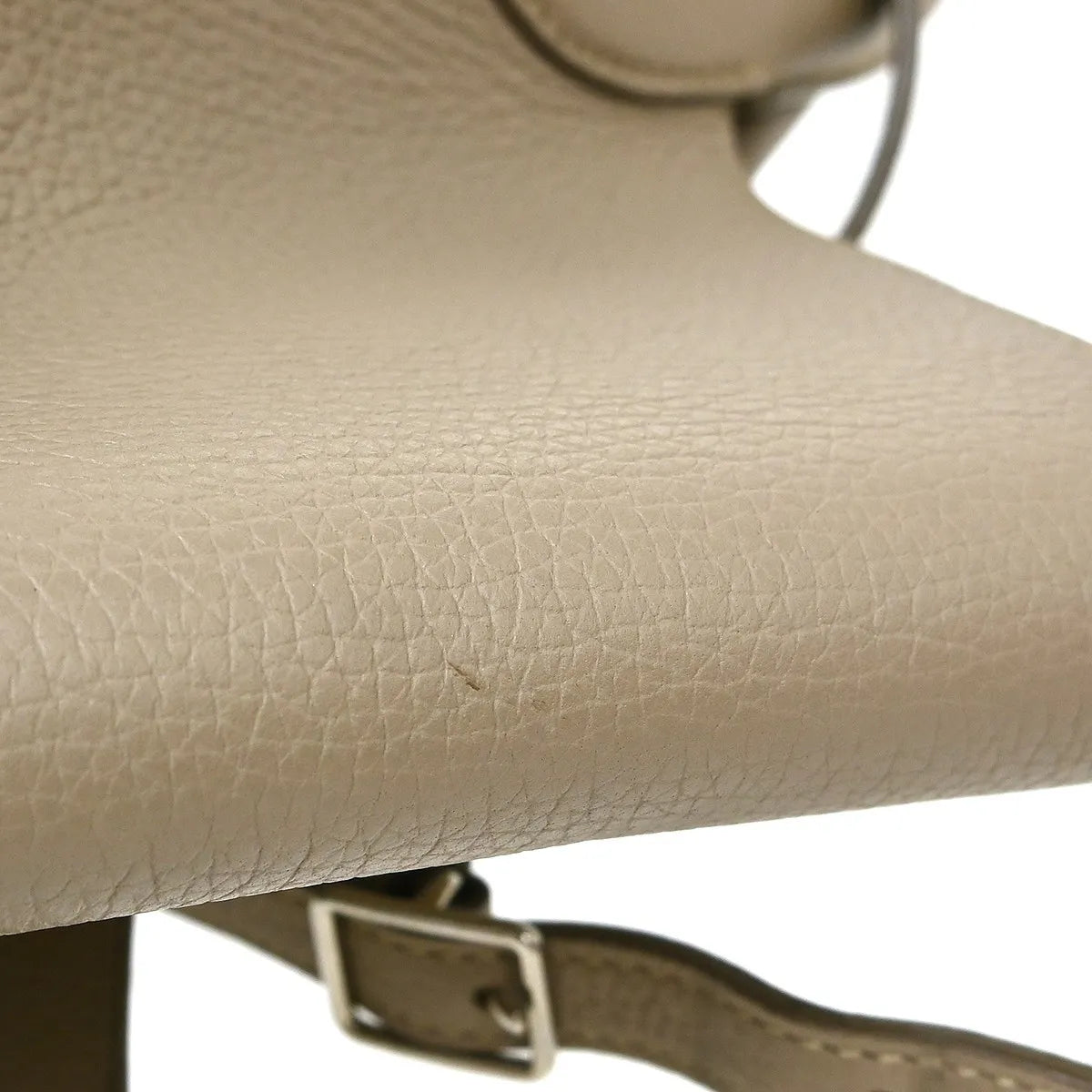 Celine Big Grained Calfskin Gray Leather Handbag (Pre-Owned)