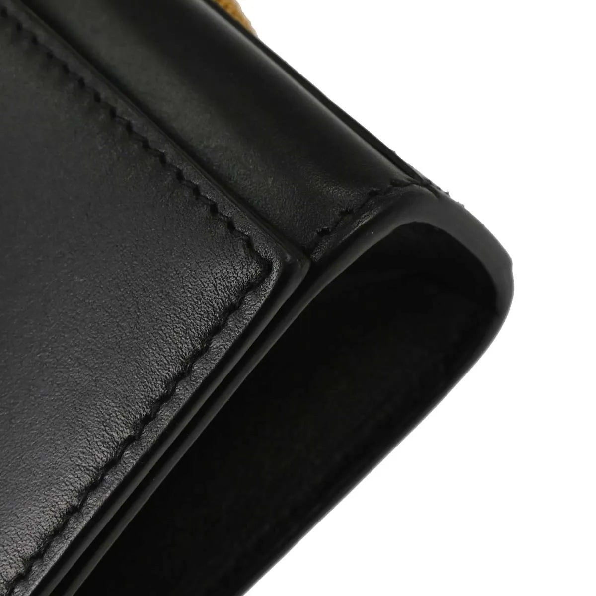 Saint Laurent Kate Leather Black Leather Shoulder Bag Bag (Pre-Owned)