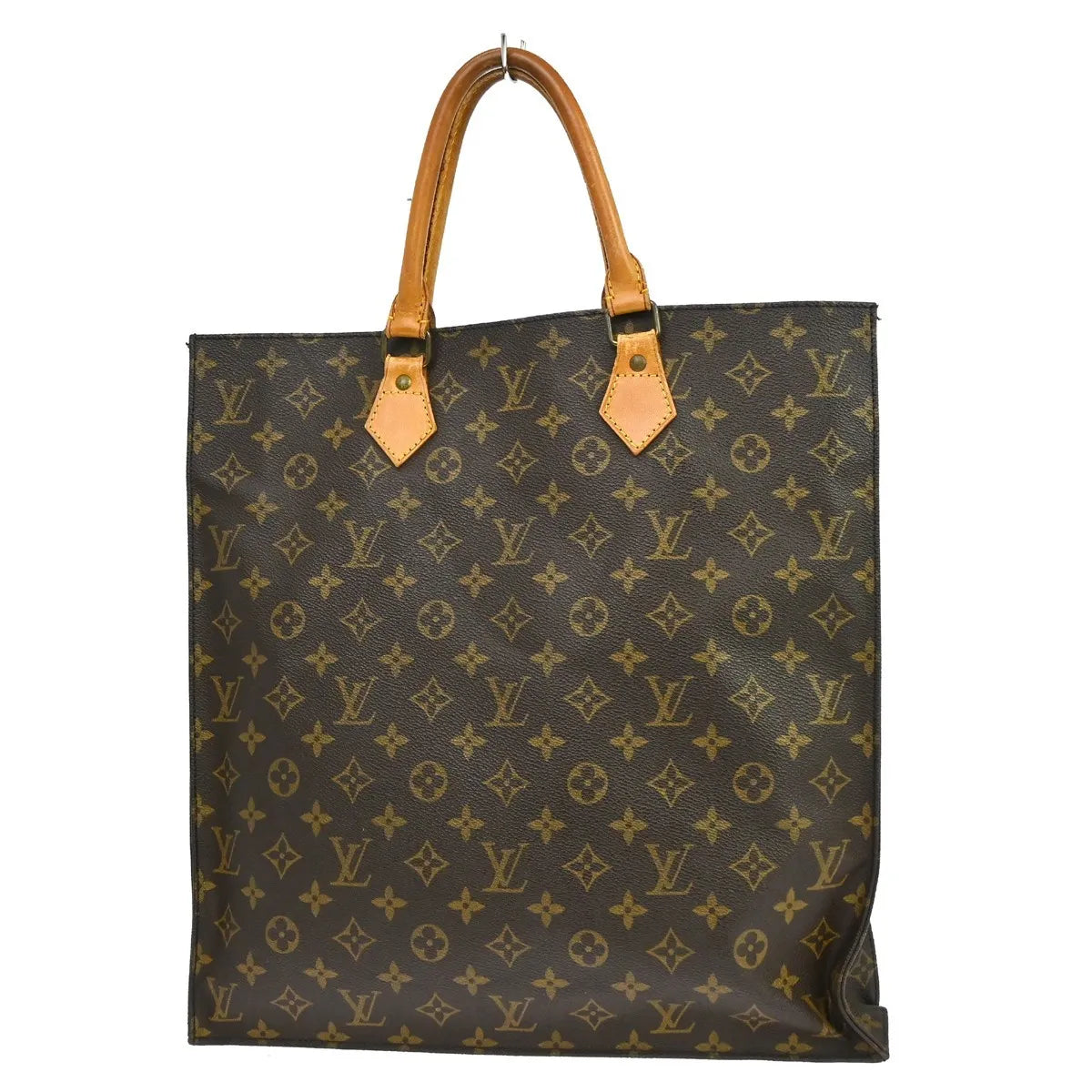 Louis Vuitton Sac Plat Nm Bag Monogram Canvas Brown Canvas Tote Bag Bag (Pre-Owned)