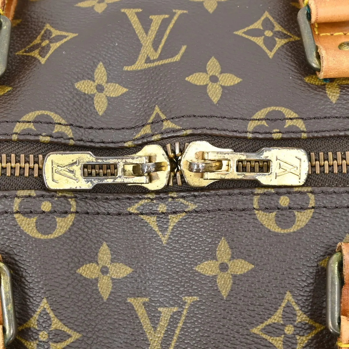 Louis Vuitton Keepall Monogram Canvas Brown Canvas Travel Bag Bag (Pre-Owned)