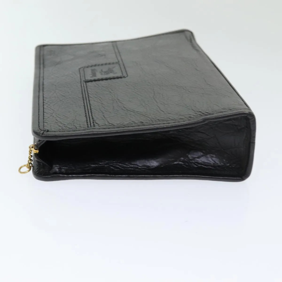 Burberry Vintage Leather Black Leather Clutche & Pouche Bag (Pre-Owned)