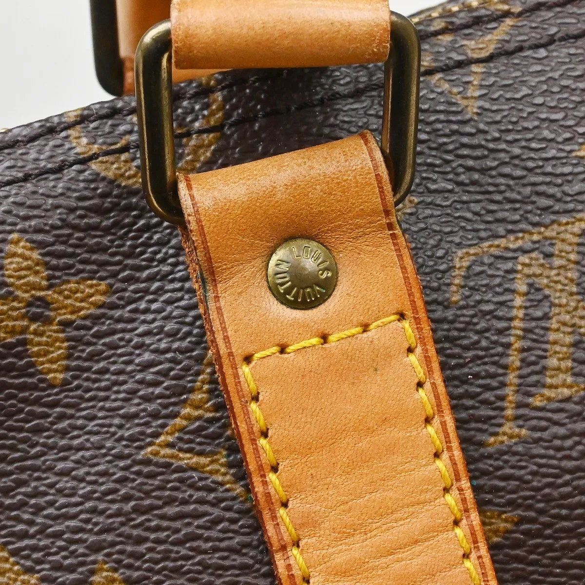 Louis Vuitton Keepall Bag Monogram Canvas Brown Canvas Travel Bag Bag (Pre-Owned)