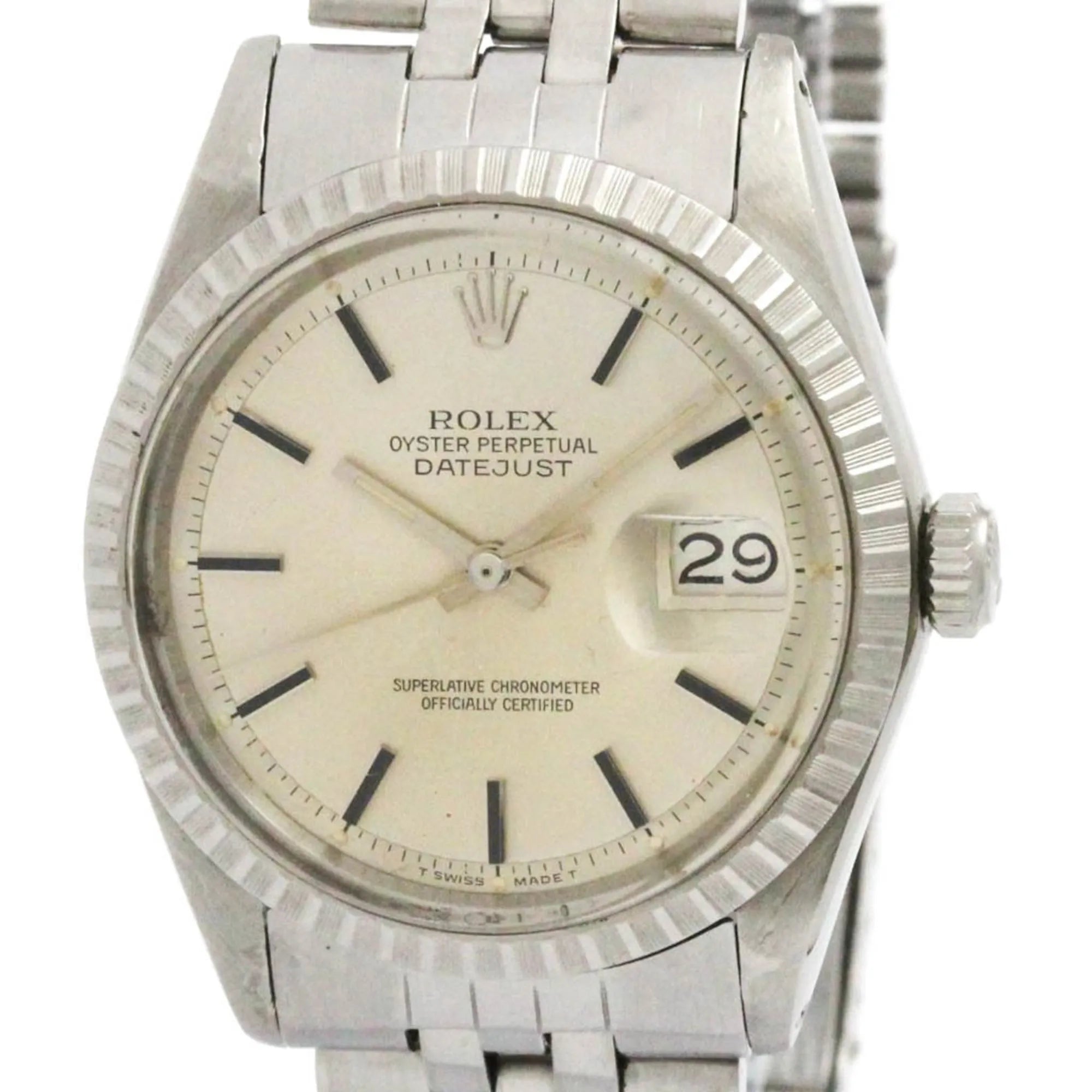 Rolex Oyster Perpetual Datejust Automatic Stainless Steel Watch (Pre-Owned)